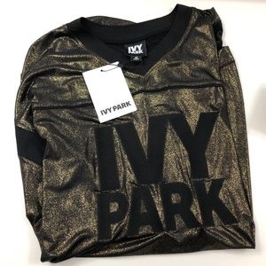 IVY PARK LAM EMBROIDERED LOGO TEE